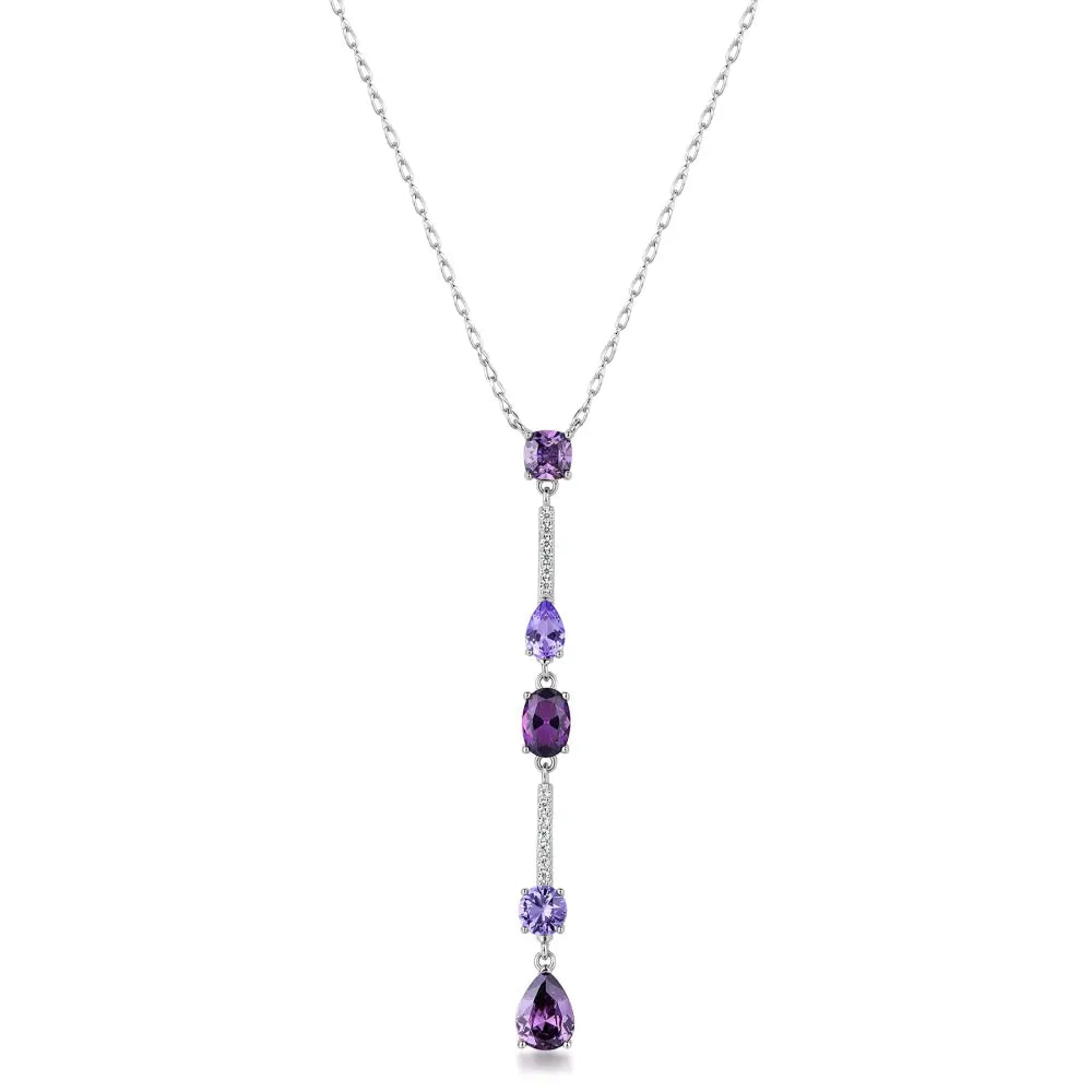 Collana donna Brosway Fancy FMP131 in argento 925 con ametista e tanzanite