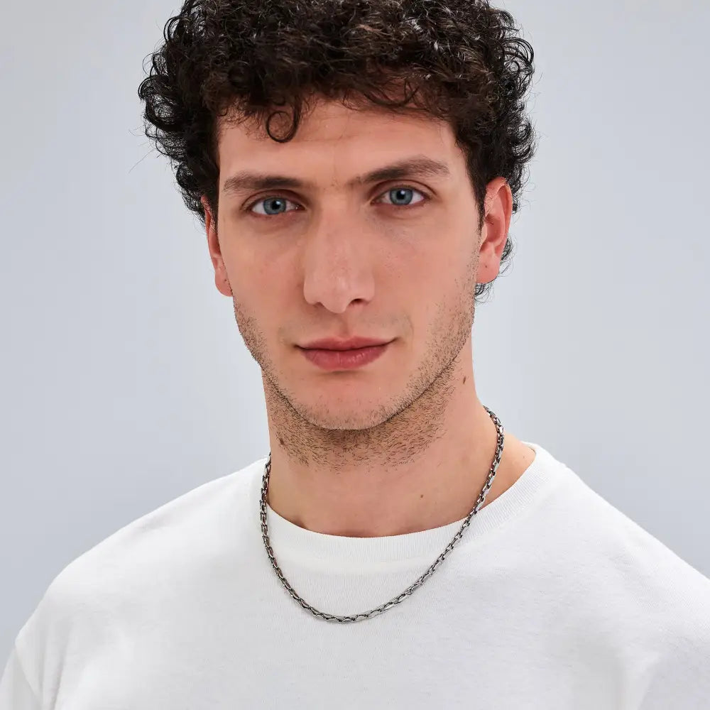 Collana Brosway Riptide BTD037 in catena d’argento testurizzata