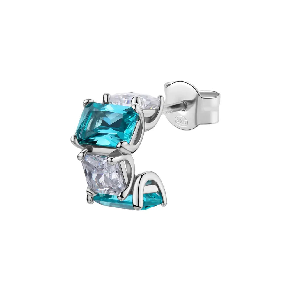 Brosway Fancy Fag14 monorecchino donna argento 925 con turchese e cristallo