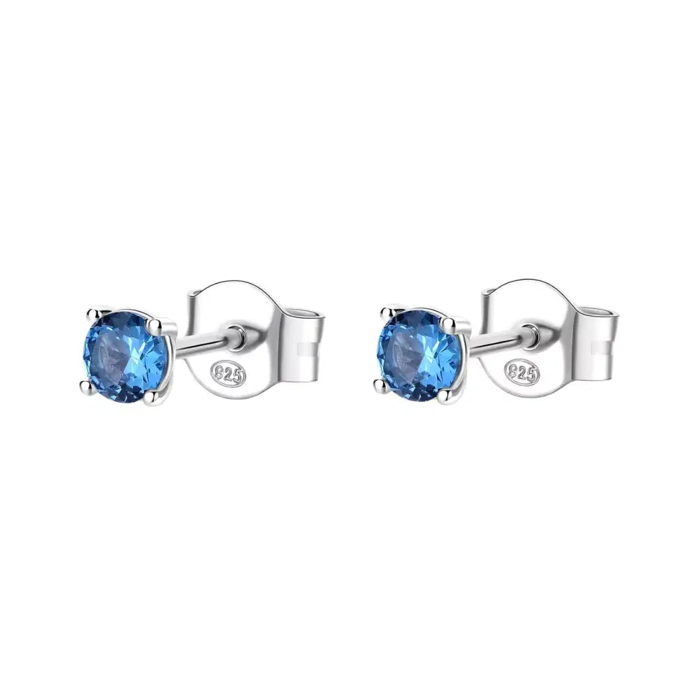 Orecchini a lobo Brosway Fancy FFB38 in argento 925 con topazio blu