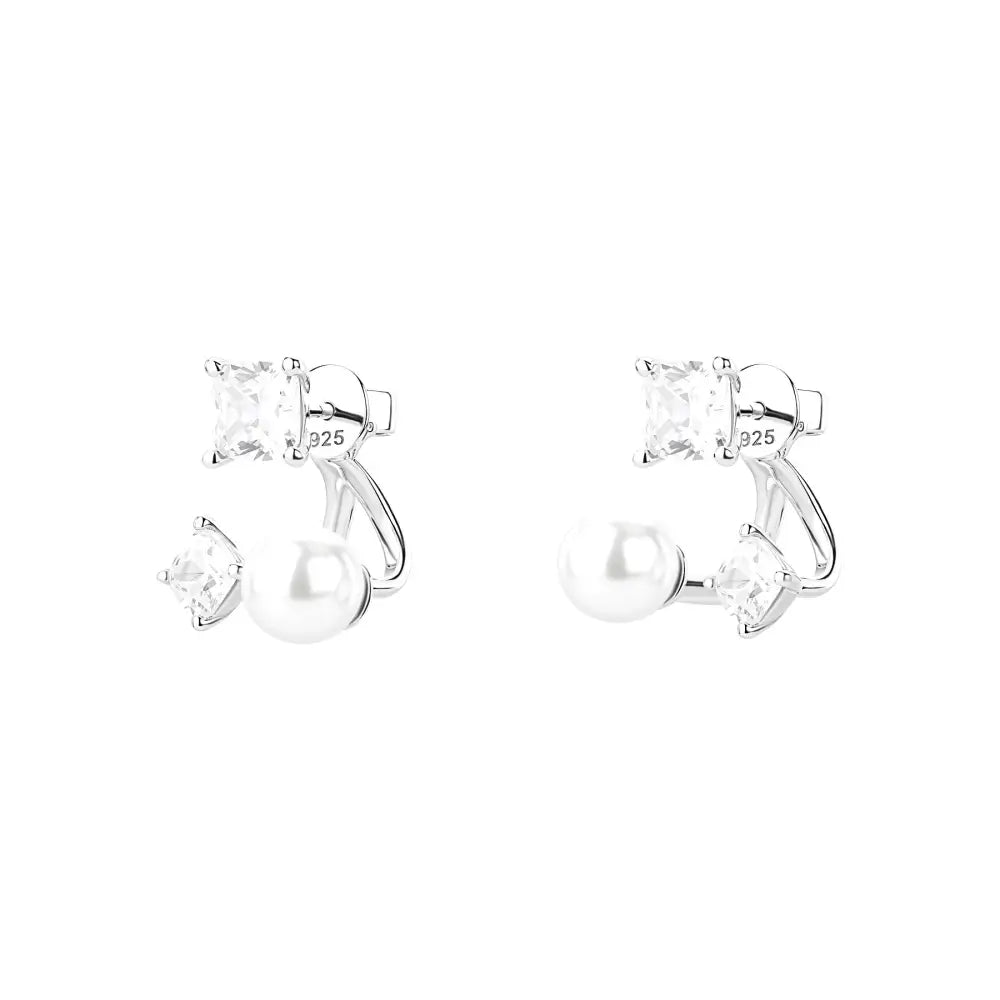 Orecchini a lobo Brosway Fancy FIW174 in argento 925 con zirconia cubica