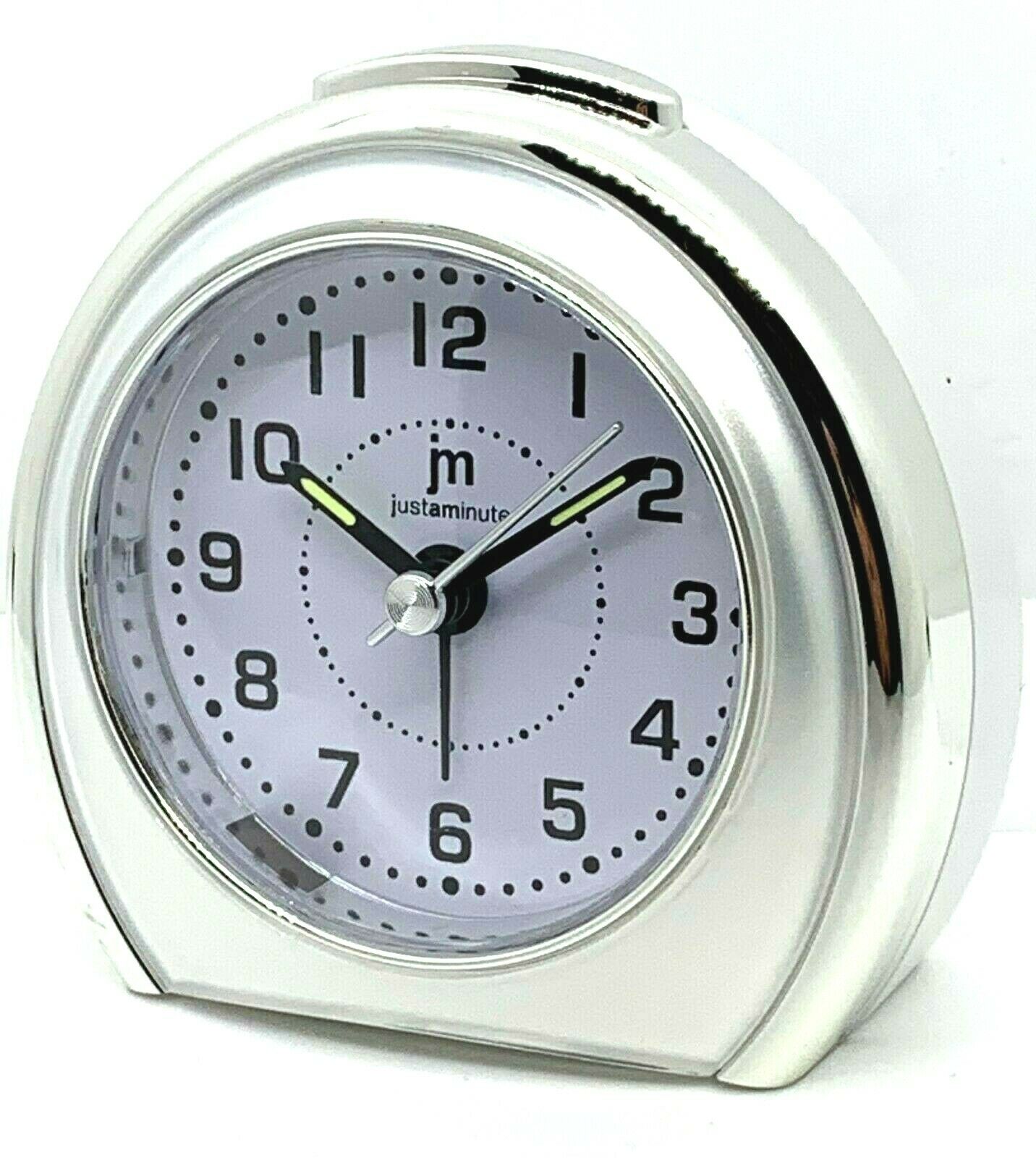 LOWELL SVEGLIA QUARZO ANALOGICA CON LUCE SNOOZE E SUONERIA BIANCO JA7078B