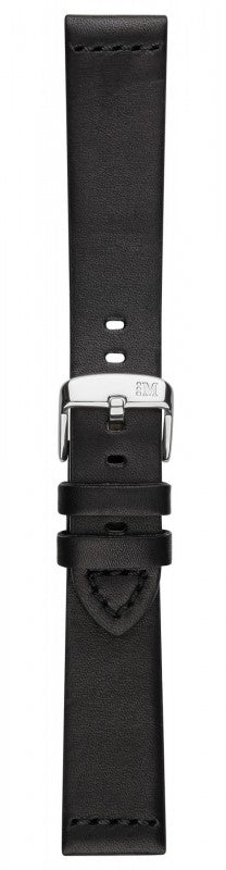 Morellato Cinturino In Pelle Fatto A Mano Linea Bramante Nero ansa 22