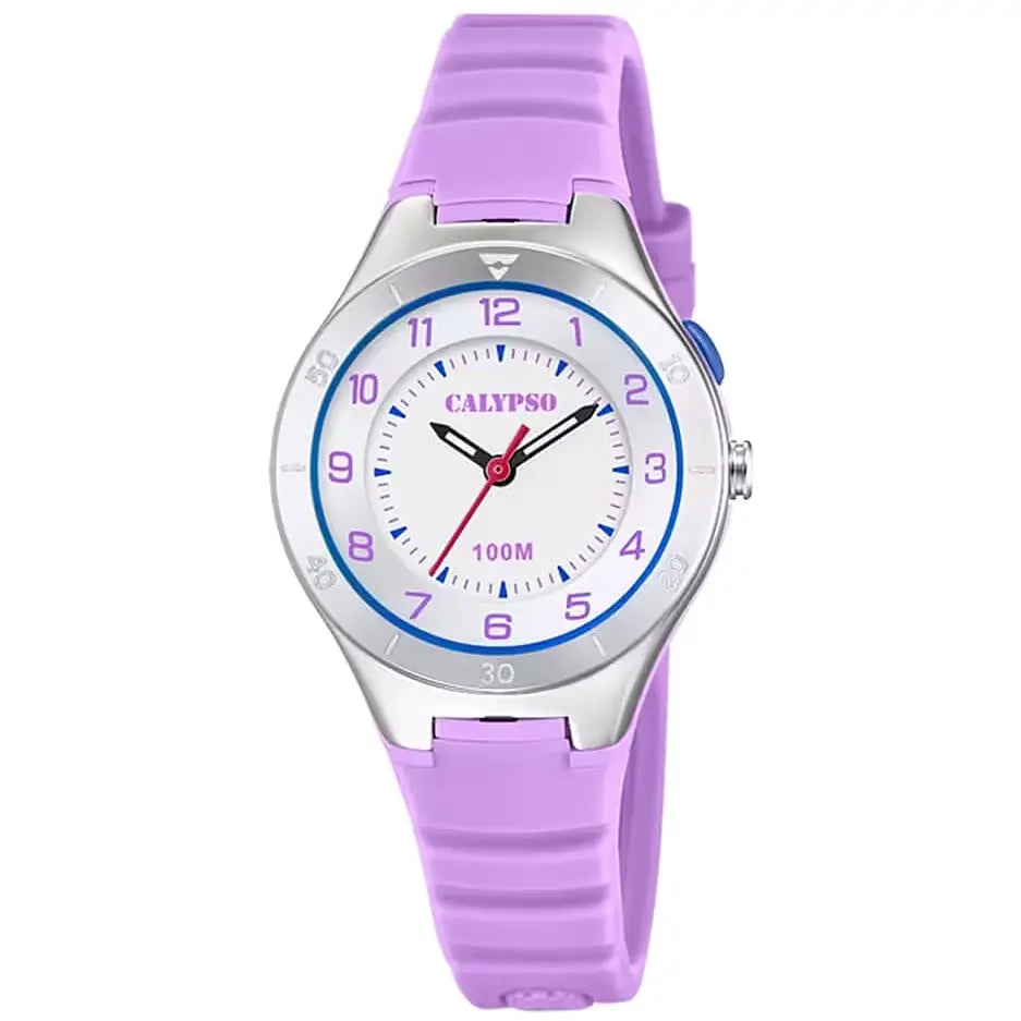 Orologio da bambina Calypso SOLOTEMPO K5800/5 in gomma lavanda