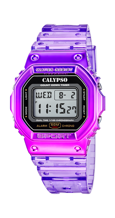Calypso Orologio Digitale Multicolor COLOR SPLASH Collection K5874/2