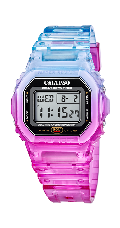 Calypso Orologio Digitale Multicolor COLOR SPLASH Collection K5874/5