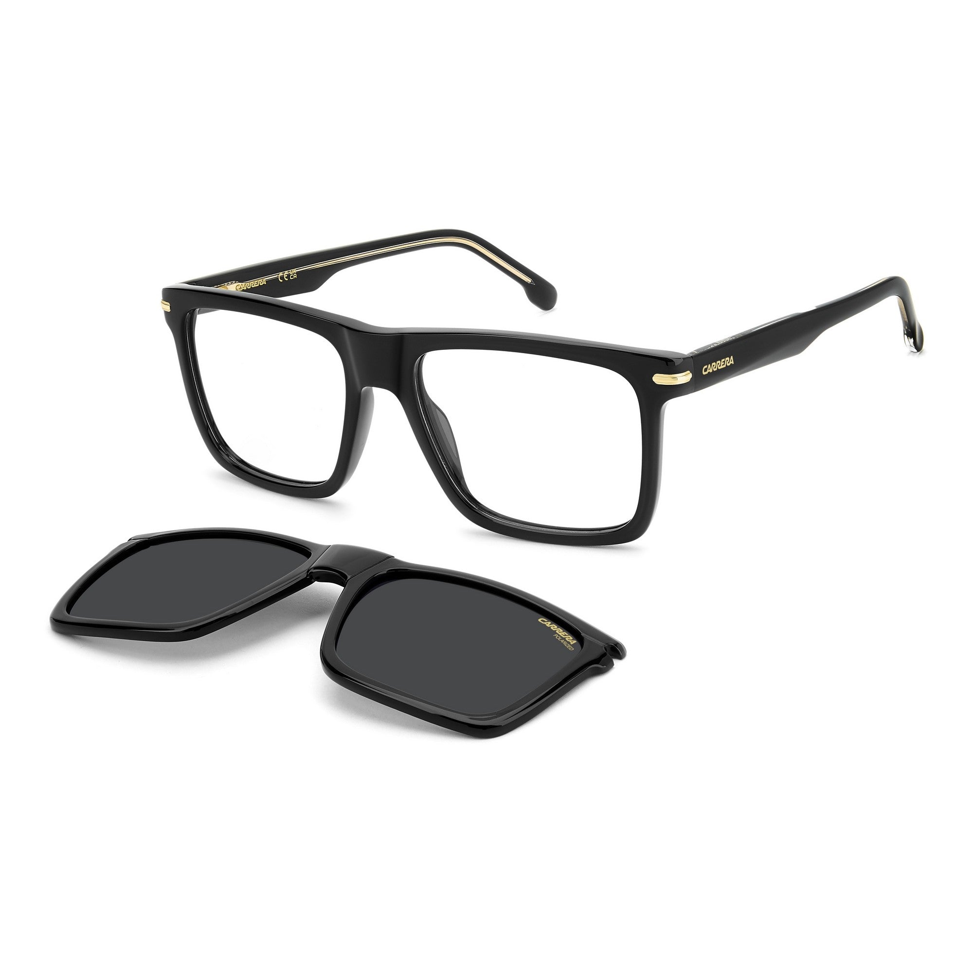 Carrera Montatura Da Vista Uomo Con Clip Da Sole Magnetica Pieghevole CA 387/C Colore 807 Calibro 56/18