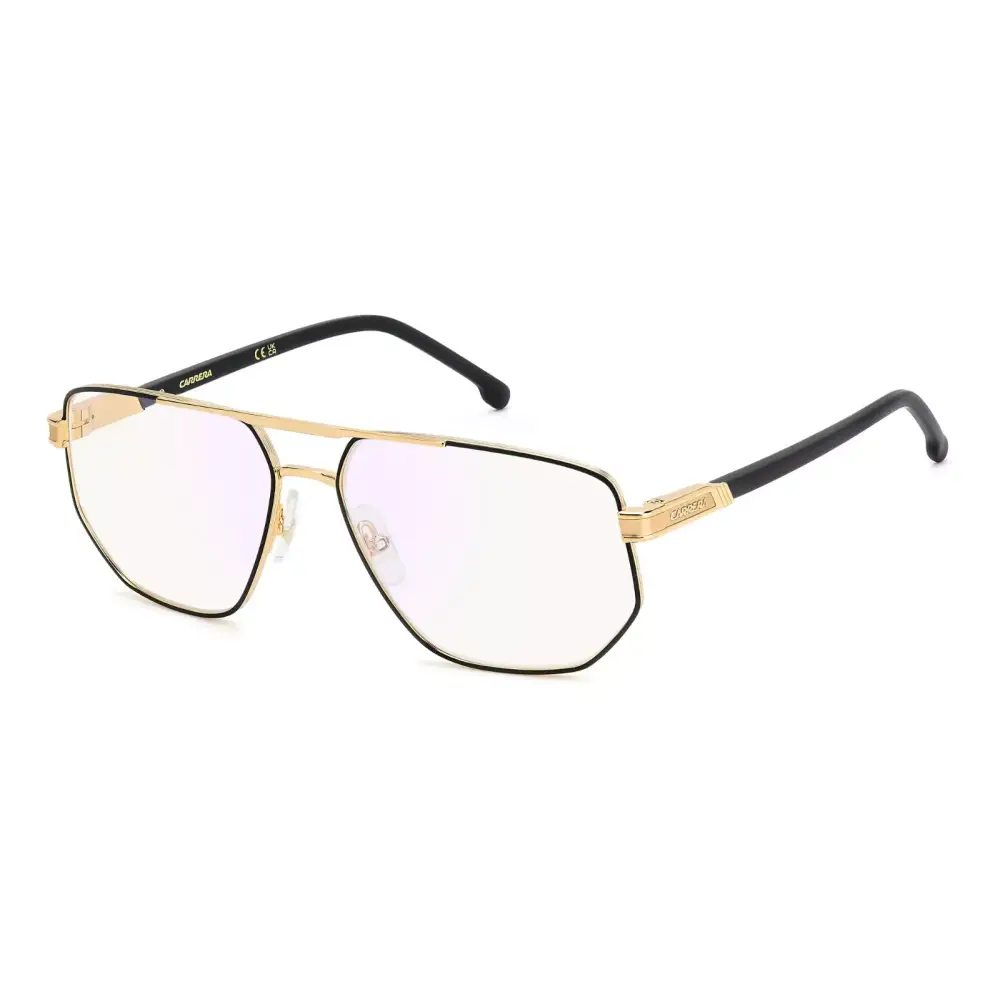 Occhiali da vista Carrera CA 1141 I46 oro nero con lenti rosa, calibro 58/15