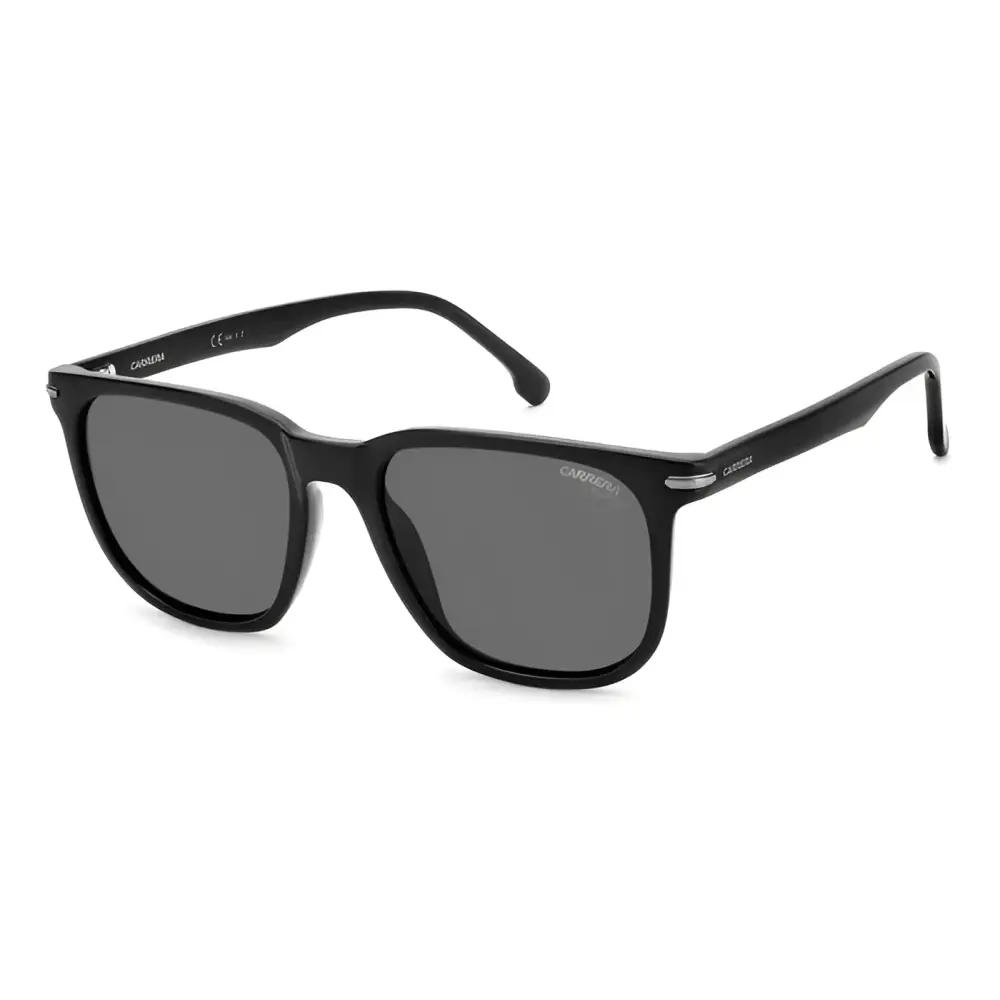 Occhiali da sole Carrera CA 300/S uomo 08AM9 calibro 54 acetato nero lenti grigio scuro
