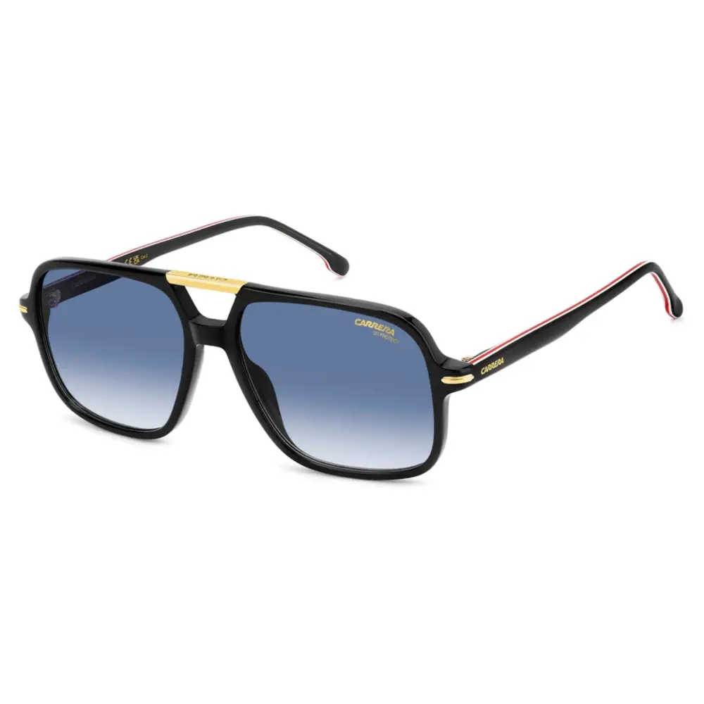 Occhiali da sole Carrera CA 350/S uomo polarizzati 2M208, lenti blu gradienti