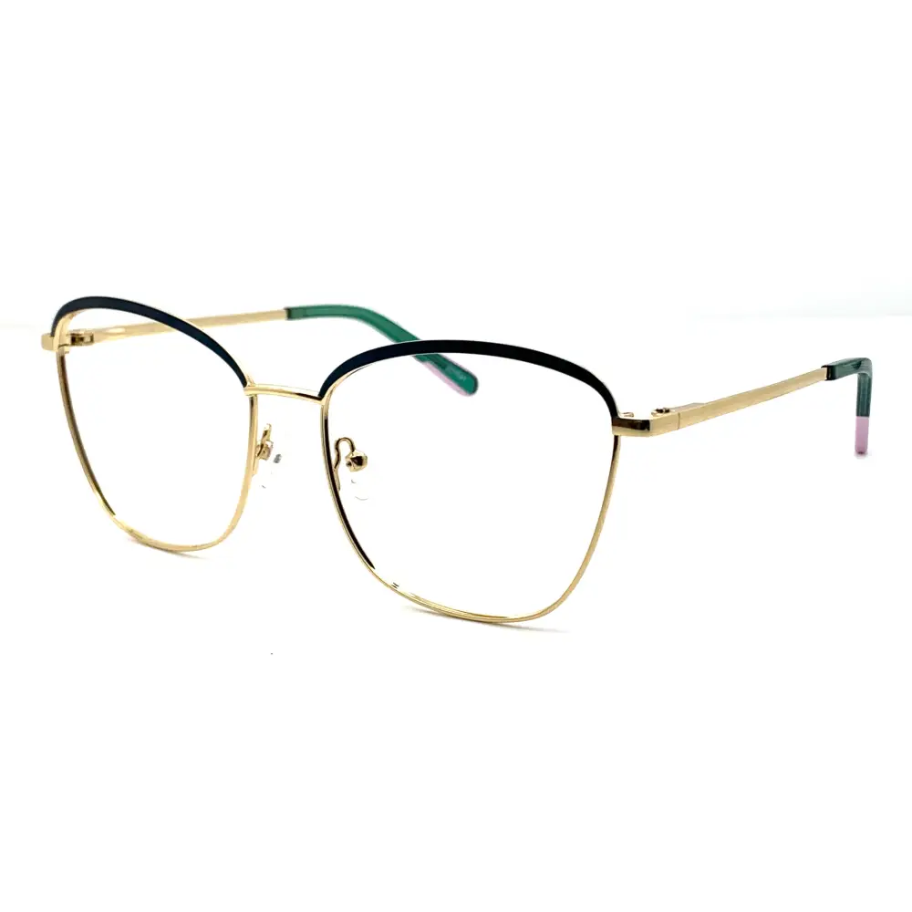 Montatura donna Contemporary Heroes CH8621D-MP MGN oro nero cat-eye colorata calibro 55