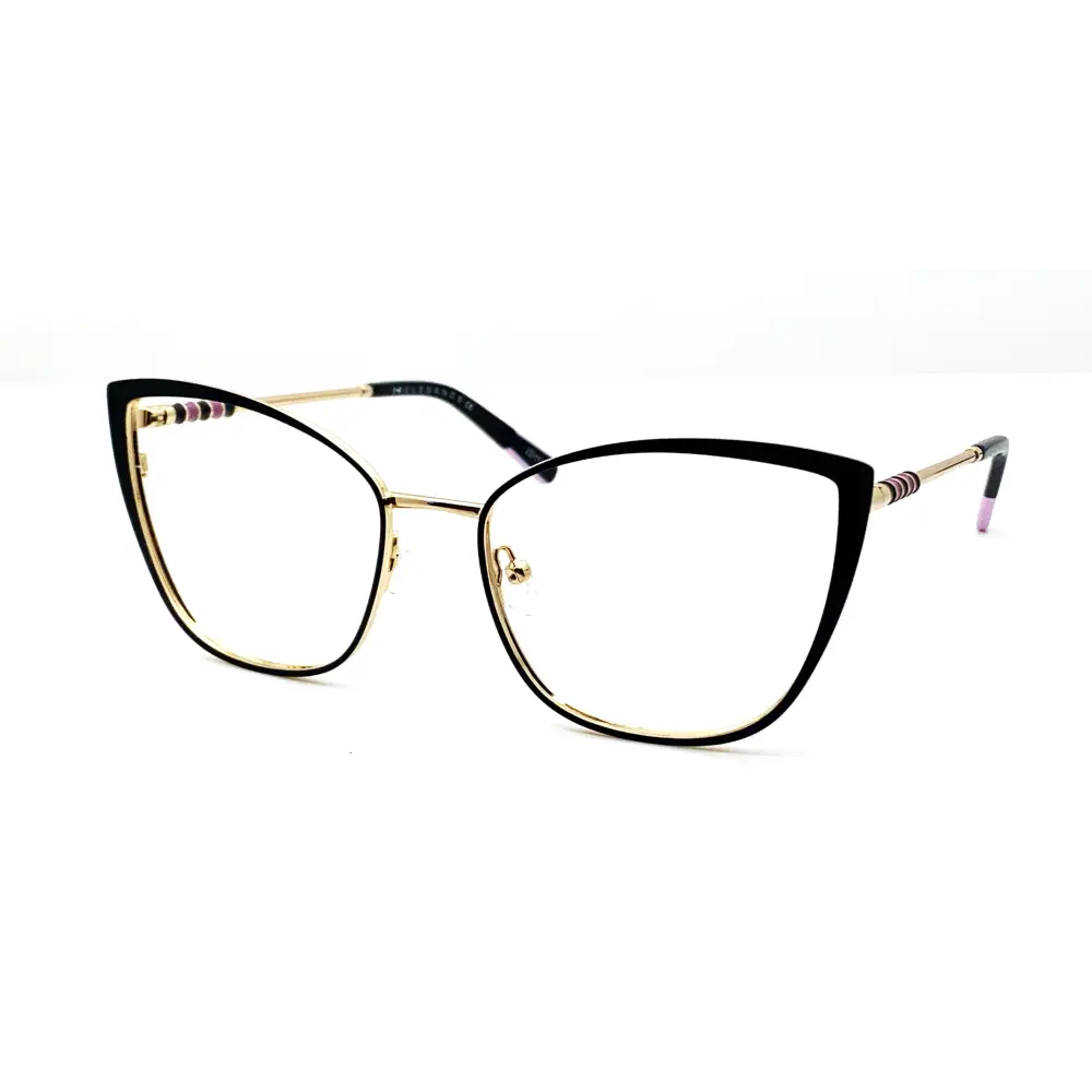 Occhiali da vista cat-eye neri e dorati Contemporary Heroes CH8626D-MP MBK 54/17