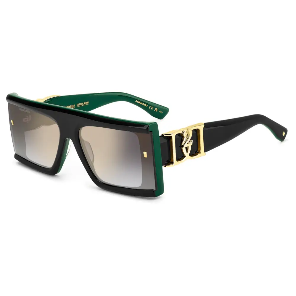 Occhiali da sole Versace donna verde nero oro D2 0169/S 1EDFQ 64/17