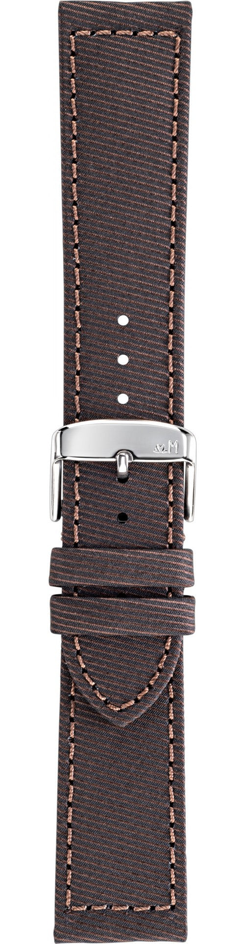 Morellato Cinturino Uomo SAVE THE NATURE Corfú In Tessuto Riciclato A01X5390D12 Marrone Ansa 24 mm