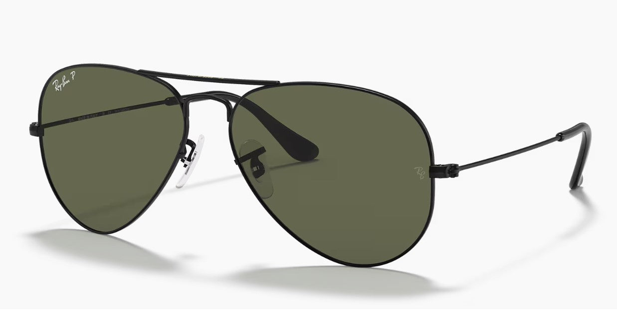 Ray Ban Occhiali Da Sole Unisex Aviator Polarized RB3025 Col. 002/58 Cal. 62/14