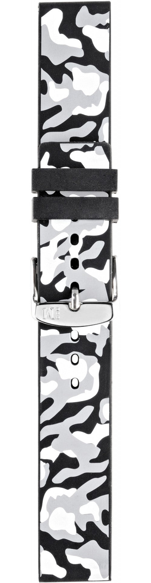 Morellato Cinturino In Silicone Linea Camouflage Grigio Ansa 20