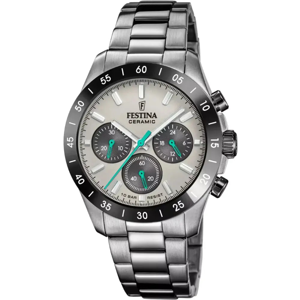 Orologio Festina donna Ceramic F20703/1 con quadrante bianco