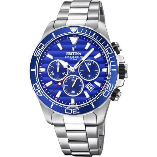 Orologio Festina Prestige Cronografo F20361/2 blu e argento