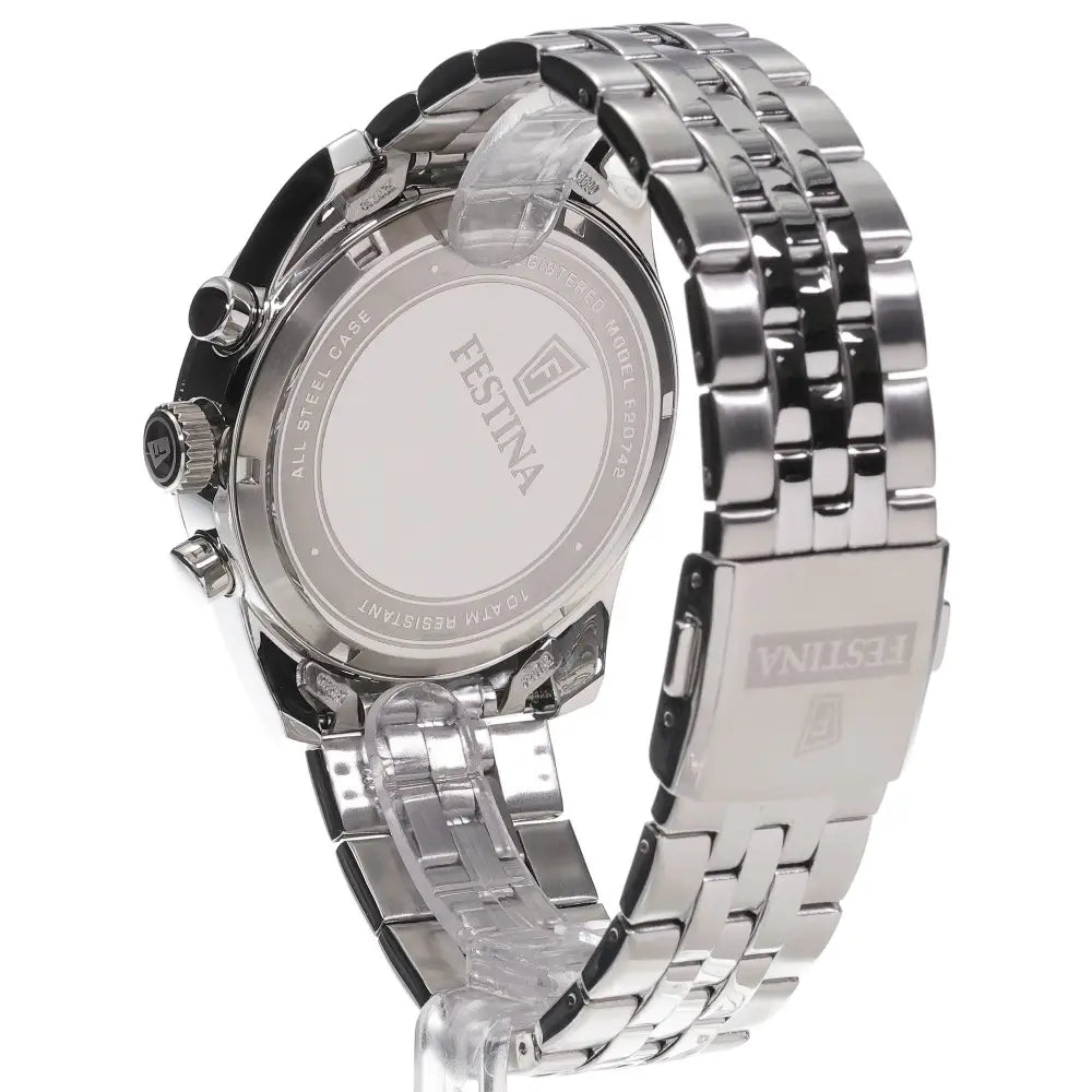 Orologio cronografo Festina F20742 in acciaio silver con quadrante timeless
