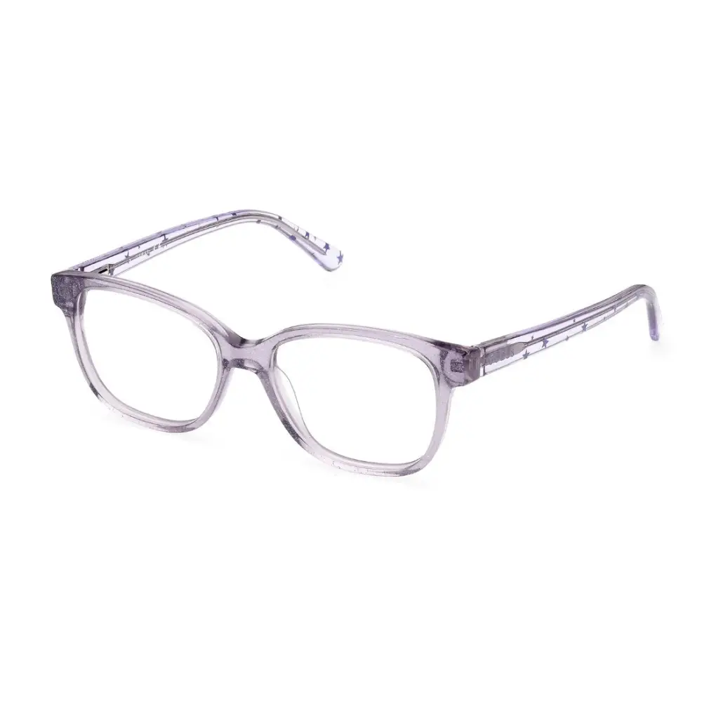 Occhiali Guess GU9225 per bambina rettangolari in acetato trasparente