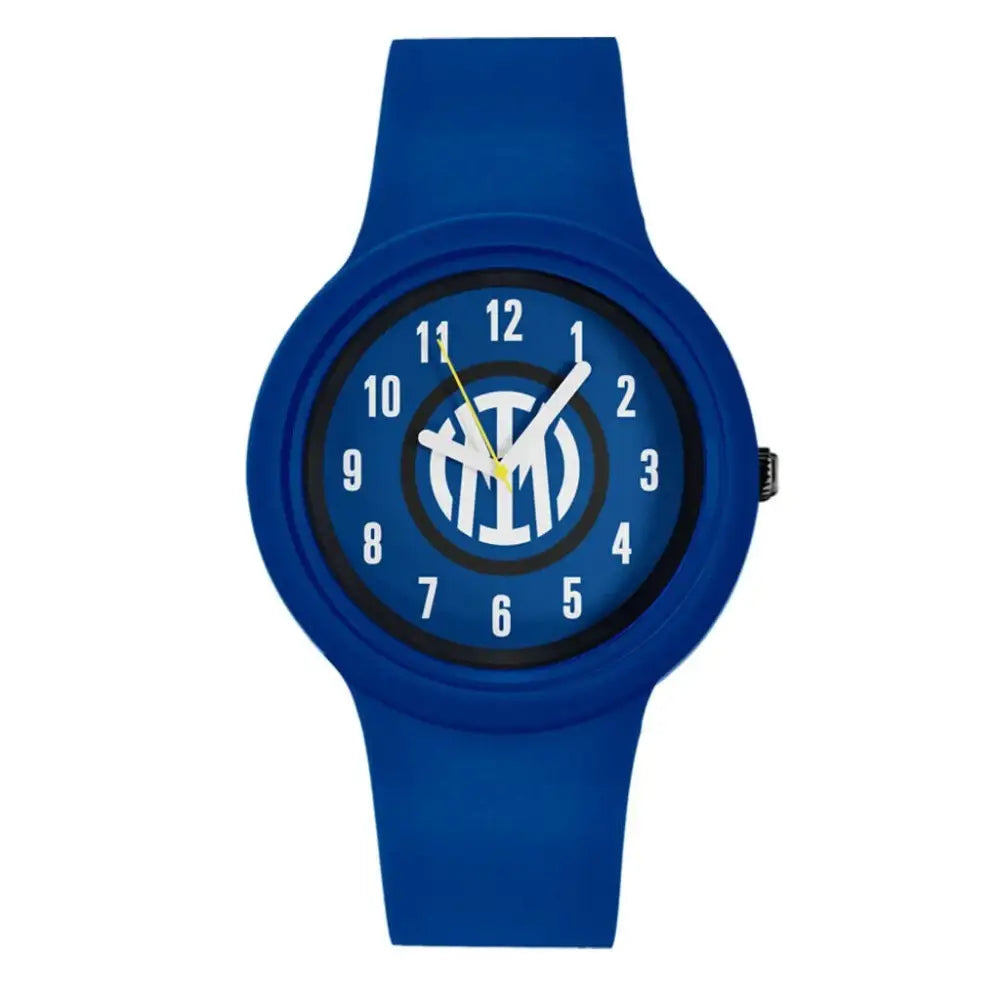 Orologio analogico Inter FC blu in silicone con stemma ufficiale