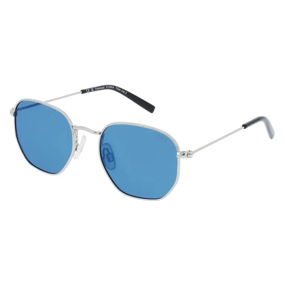 Occhiali da sole bambino INVU K1300A aviator argento con lenti blu polarizzate