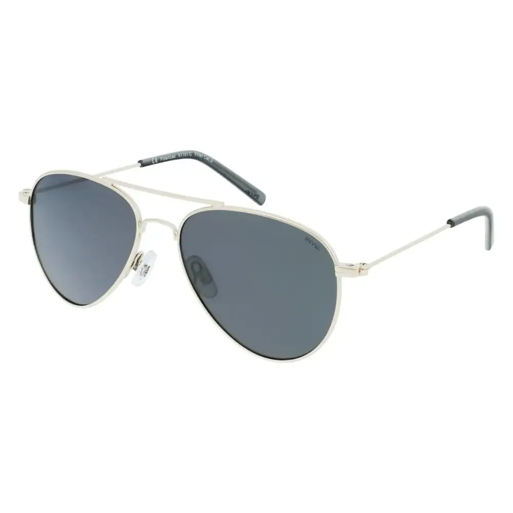 Occhiali da sole bambino INVU Ultra Polarized K1101C aviator argento