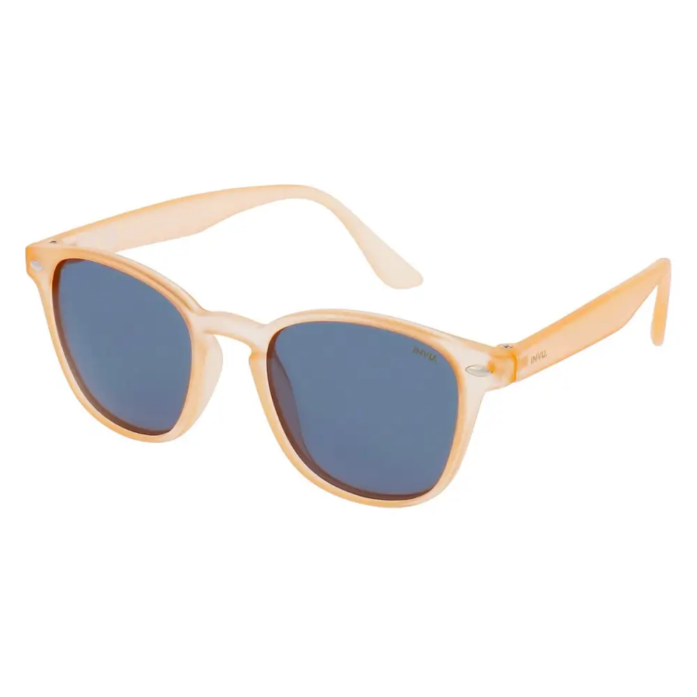 Occhiali da sole INVU bambina ultra polarizzati IK22403B in stile retro pesca e bianco