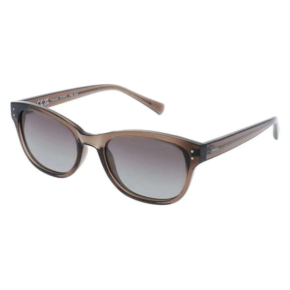 Occhiali da sole donna INVU Occhiali Da Sole Donna Ultra Polarized B2309B, cat-eye tartaruga con lenti gradienti e oro