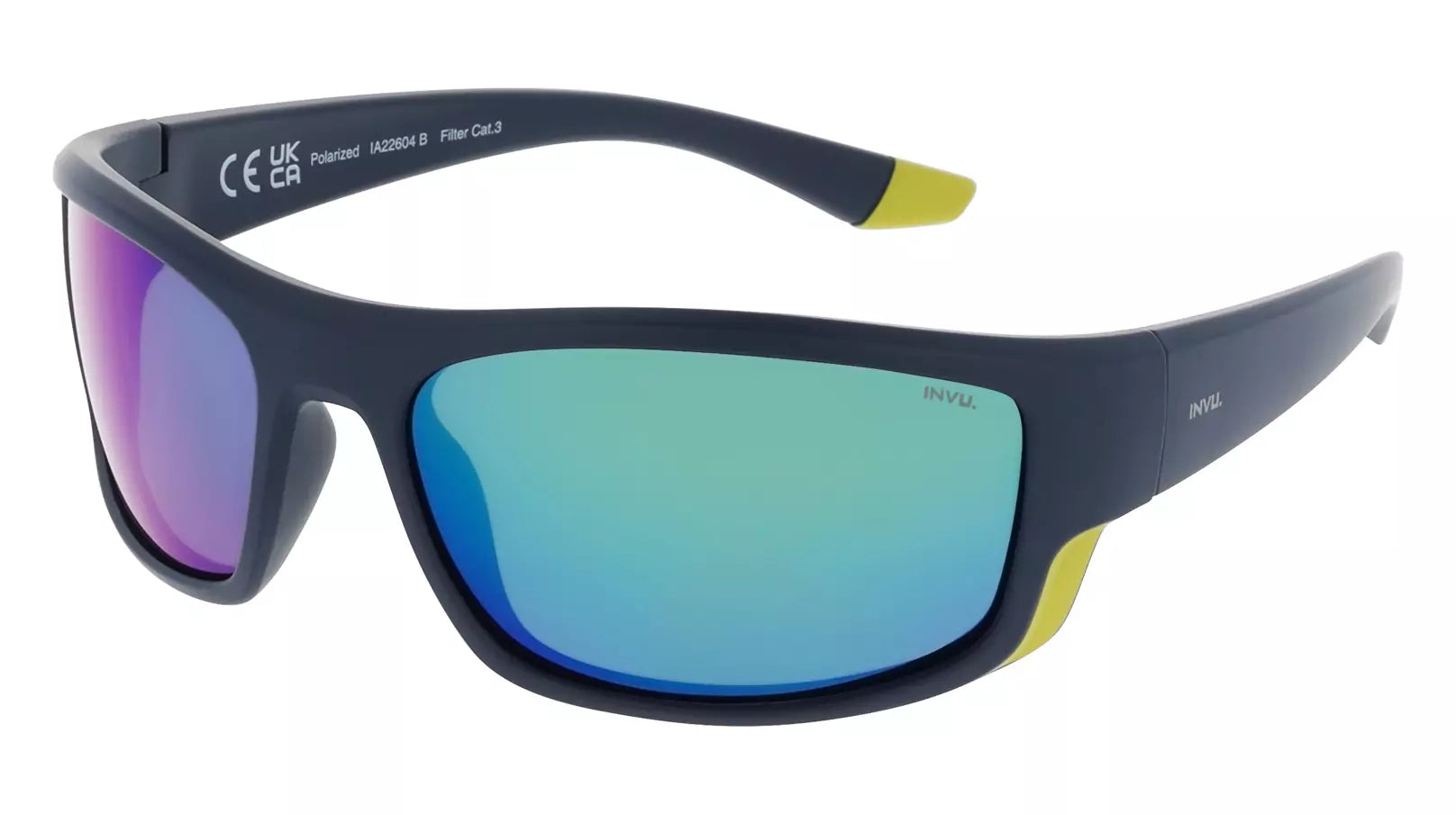 INVU. Occhiali Da Sole Sportivi Uomo Ultra Polarized IA22604B
