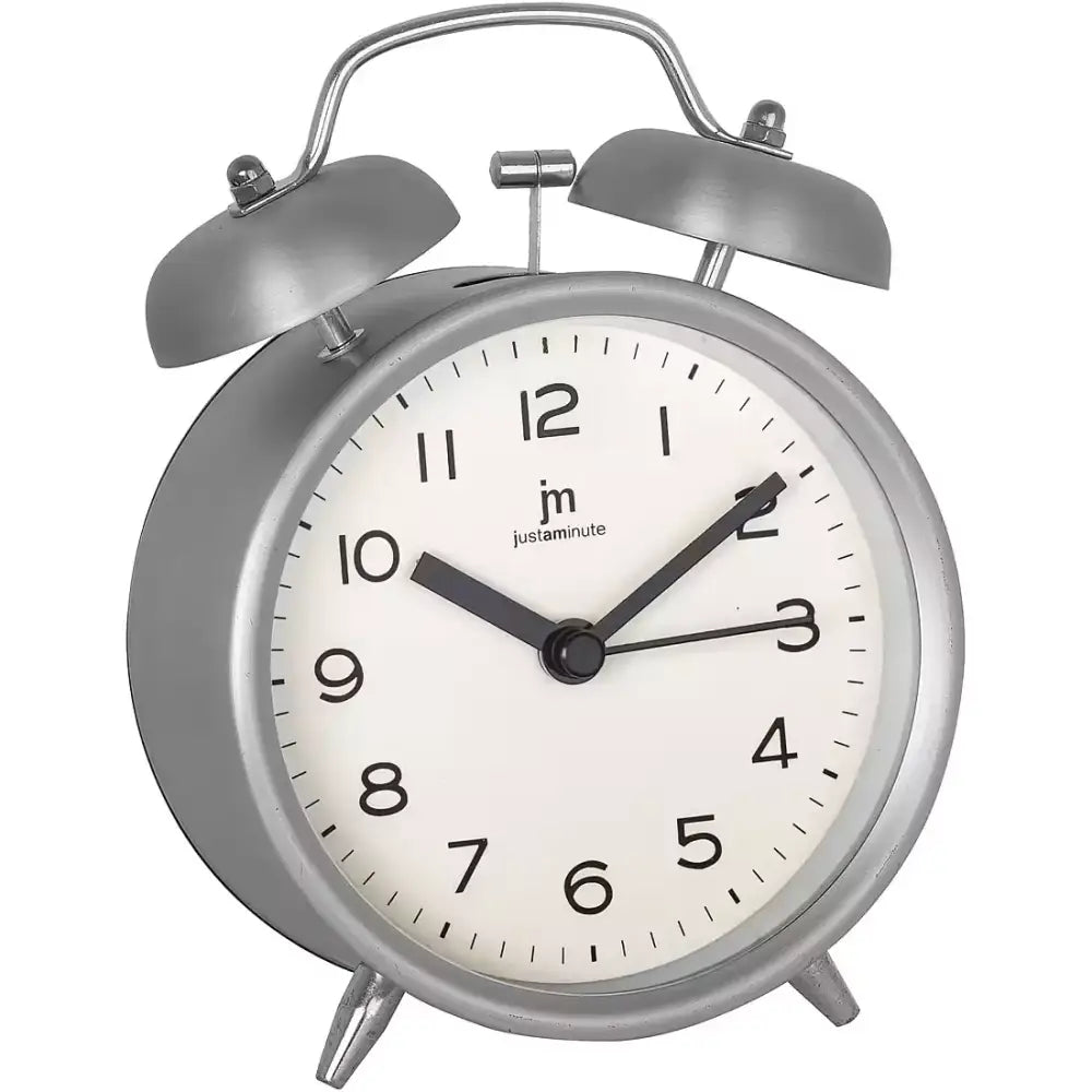 Orologio sveglia analogico Justaminute con luce e suoneria a campana