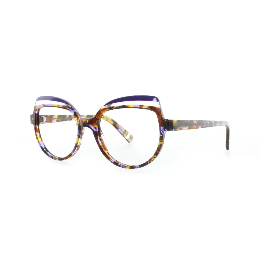 Occhiali da vista Lamarca FUSIONI 111 colore 04, montatura tartarugata cat-eye in acetato