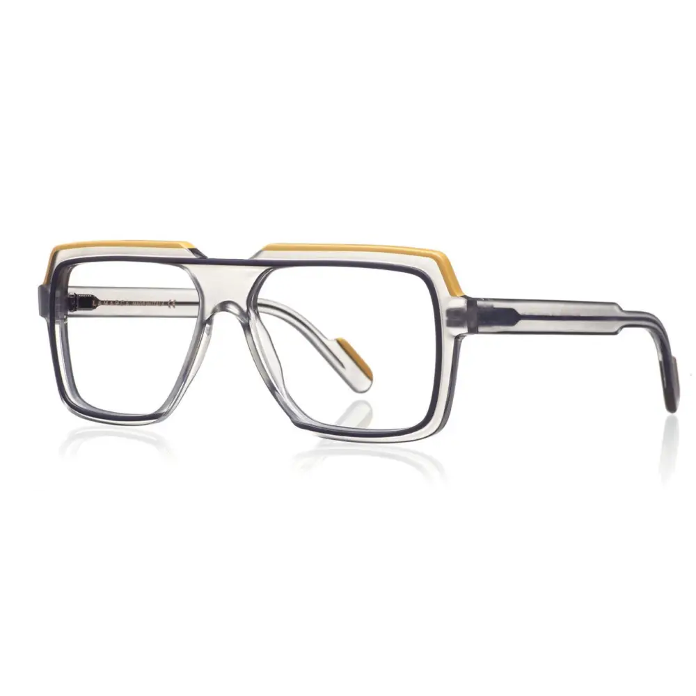 Montatura da vista Lamarca Policromie 110 colore 03, retro gialla geometrica