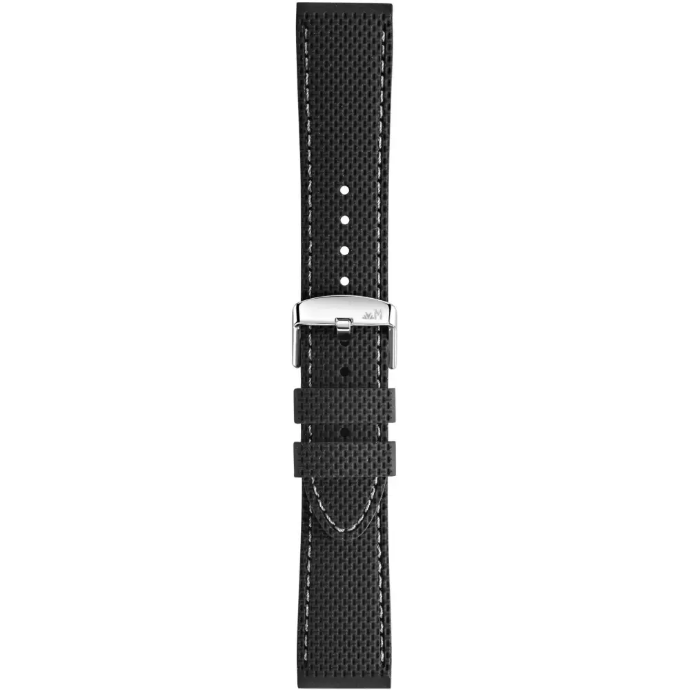 Cinturino Morellato in silicone nero Easy Click Linea Livenza