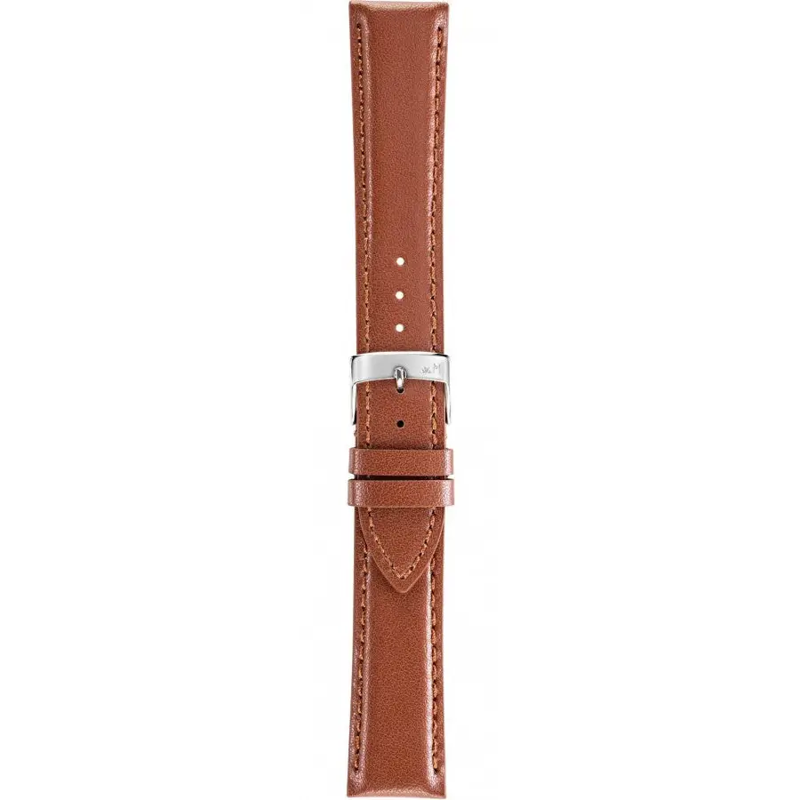 Cinturino Morellato Naxos in cuoio riciclato marrone 22 mm