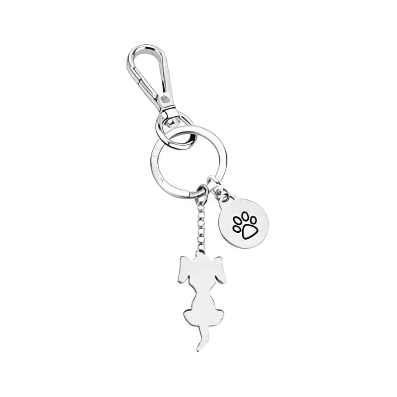 Portachiavi Morellato Forever SD0610 cane d’argento con zampa