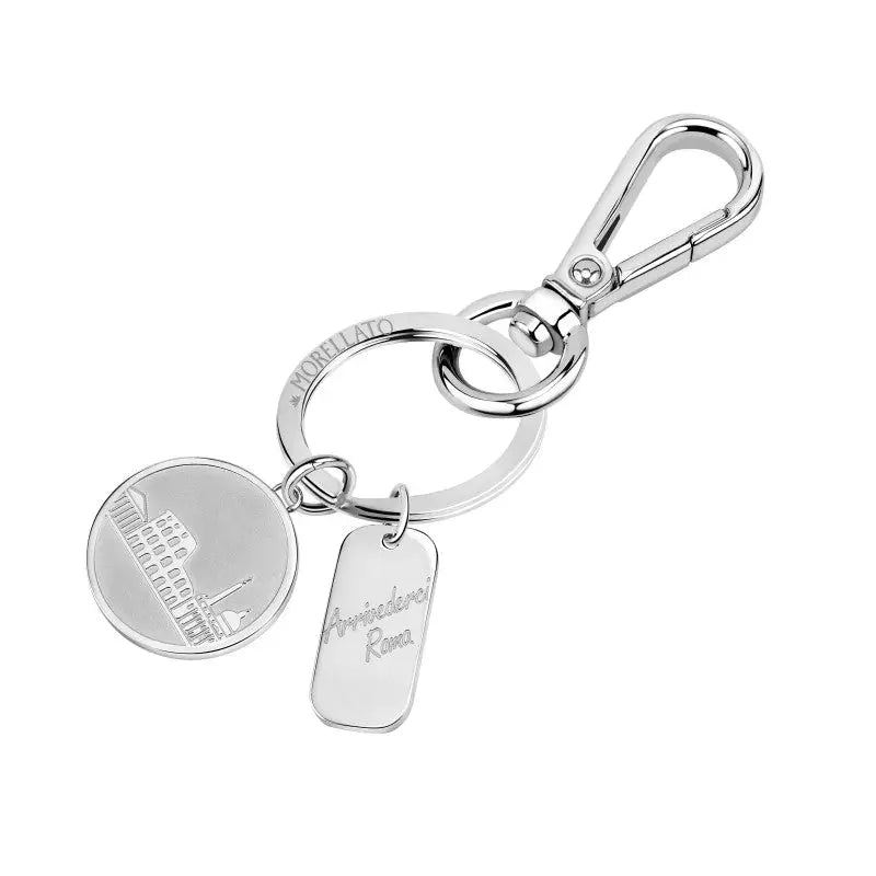 Portachiavi Morellato donna Magic Round Charms Rome SD5704 con charm Roma e moneta