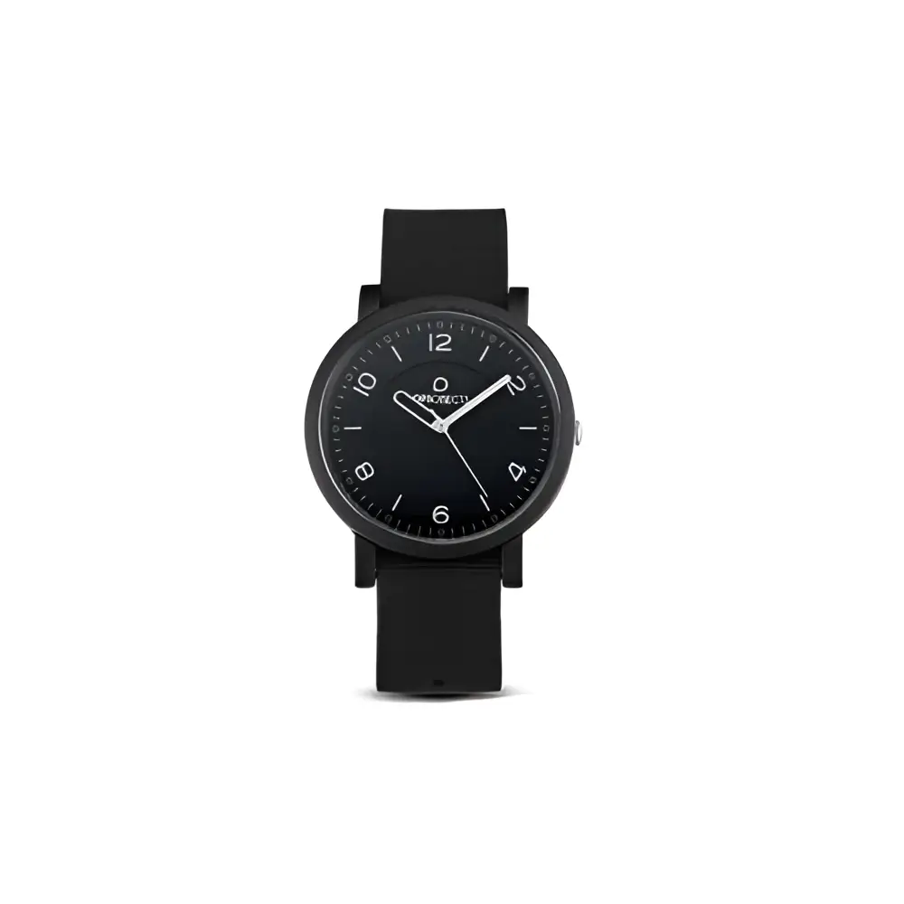Orologio Opsobjects Solo Tempo Unisex OPSPOSH-55 Nero nero con quadrante minimalista