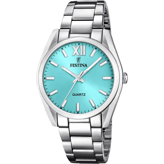 Orologio da donna Festina Boyfriend F20622/D con quadrante azzurro chiaro