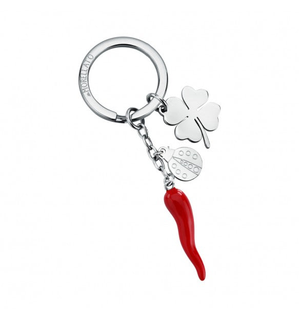 Morellato Portachiavi Donna Morellato Gioielli Lucky SD7181 Peperoncino Coccinella Quadrifoglio