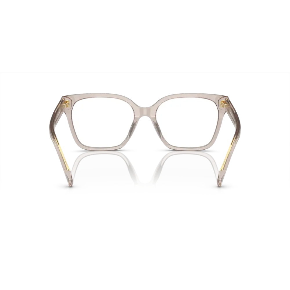 Occhiali da vista Ralph by Ralph Lauren RA7158U 5001, acetato trasparente con accenti oro