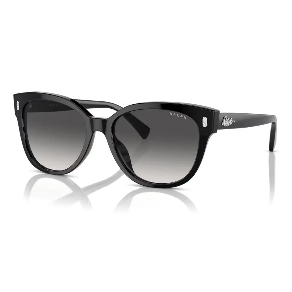 Occhiali da sole donna Ralph Lauren RA5305U 5001/8G, gatto nero con lenti gradienti
