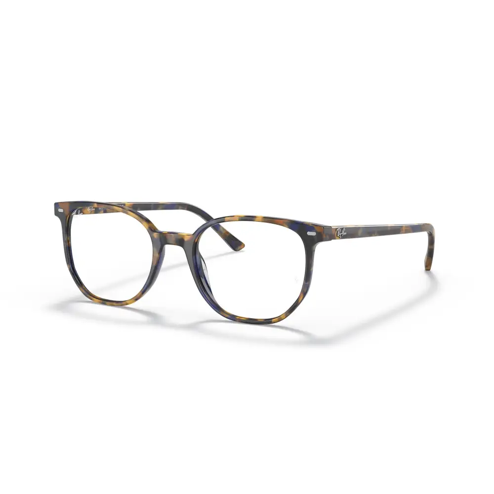 Occhiali da vista Ray-Ban Elliot RB5397 unisex, montatura rettangolare tartaruga 2000, calibro 50/19
