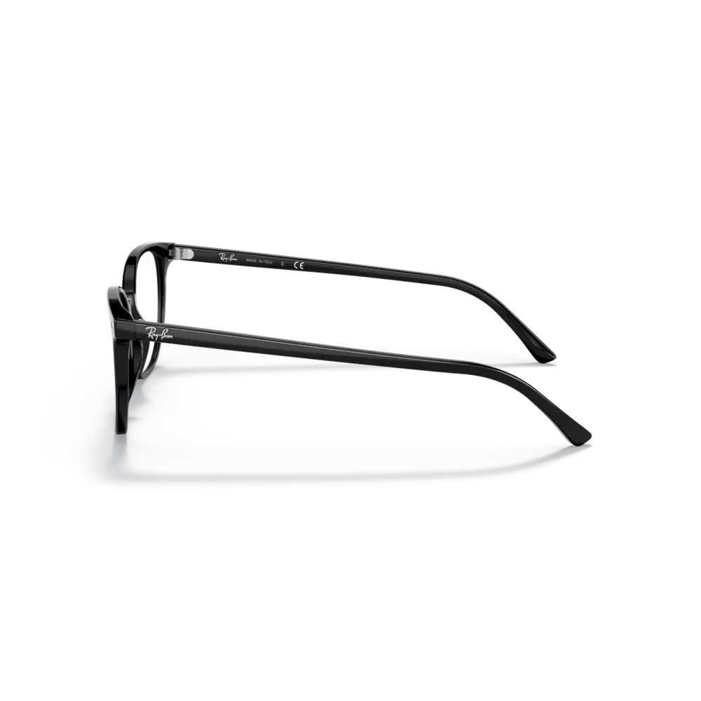 Occhiali da vista unisex Ray-Ban Elliot RB5397 neri con accenti argento