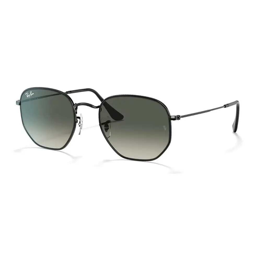 Occhiali da sole Ray-Ban Hexagonal unisex RB3548 002/71 nero
