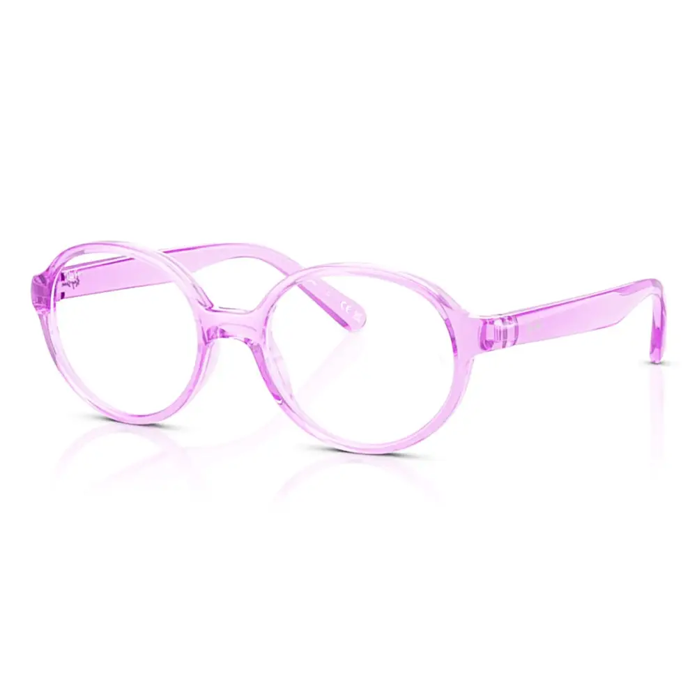 Occhiali da vista Ray-Ban Junior RB1905 trasparenti viola con pattern geometrico