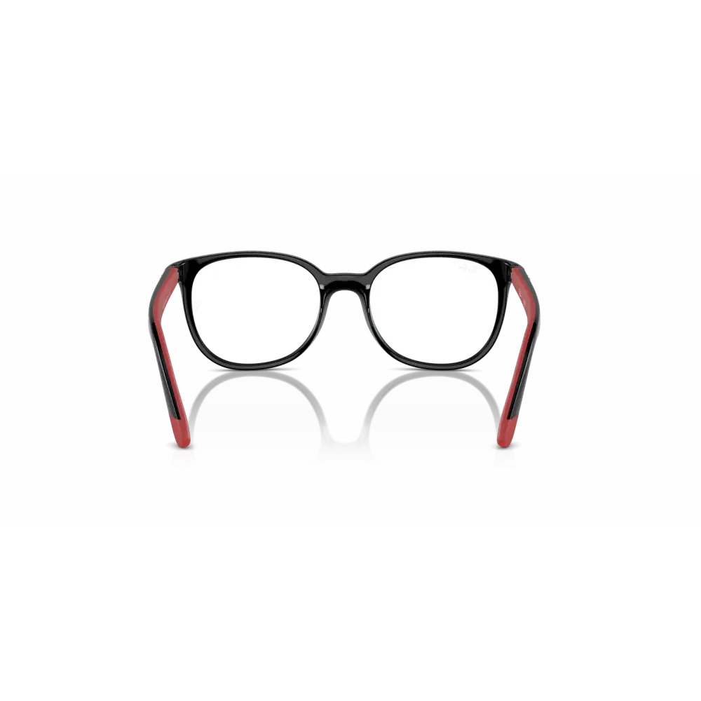Occhiali da vista Ray-Ban Junior RB1631 bambino neri e rossi, calibro 47/16