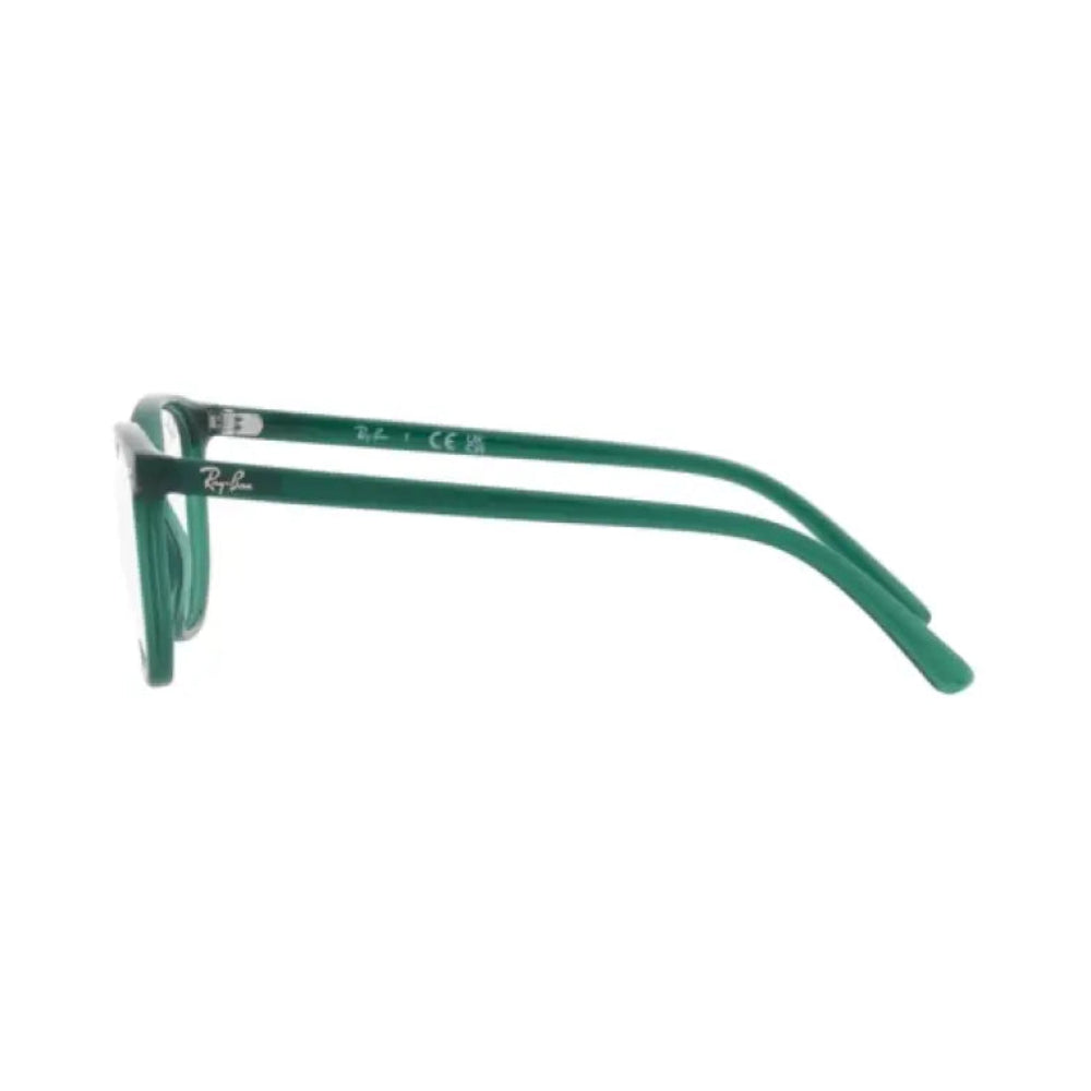 Occhiali Ray-Ban Junior Elliot RB9097V verdi opachi stile Wayfarer