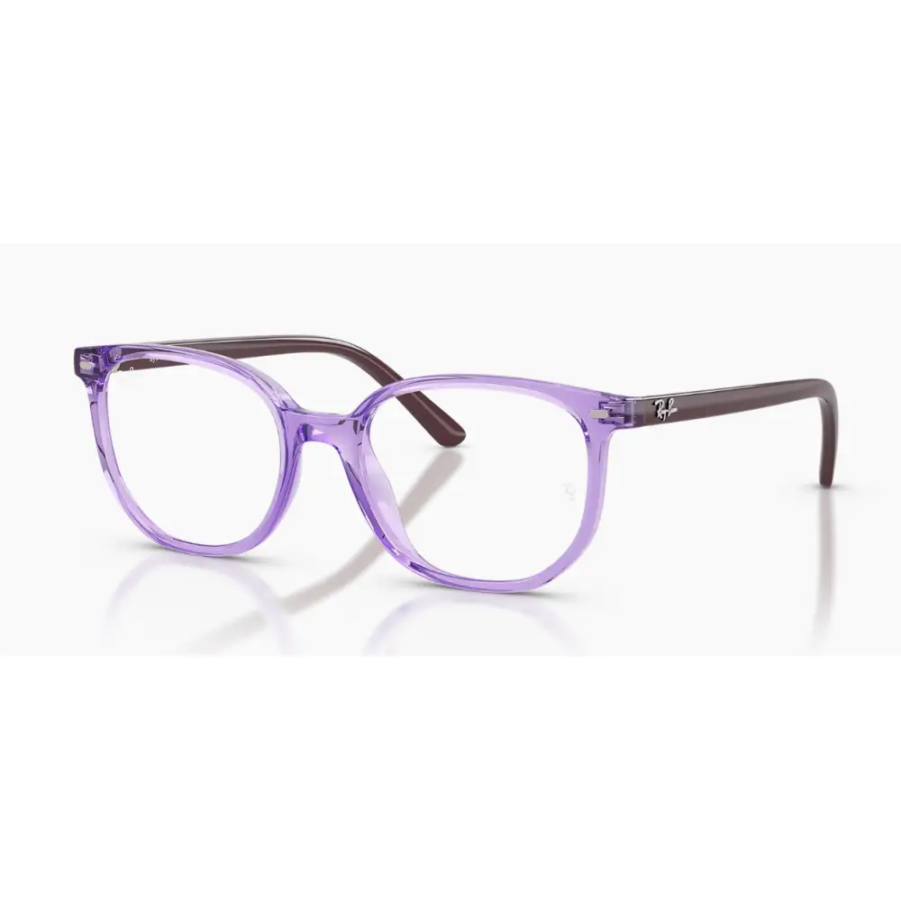 Occhiali Ray-Ban Junior ELLIOT RB9097V viola e marrone traslucidi calibro 46