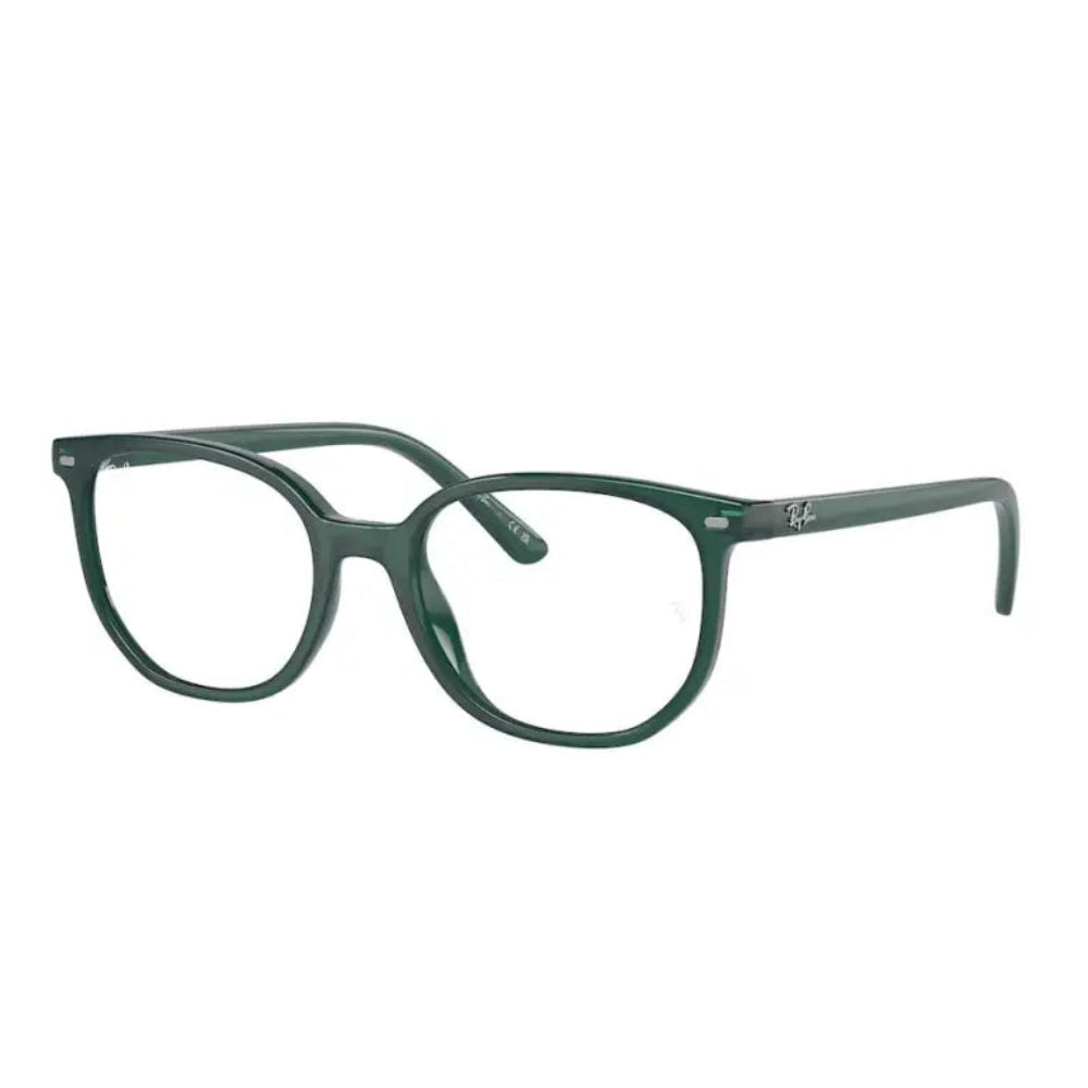 Occhiali Ray-Ban Junior ELLIOT RB9097V bambino 46/16 verde scuro montatura rettangolare moderna
